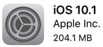 <span class="title">iOS10.1がリリース。Apple Pay対応など</span>